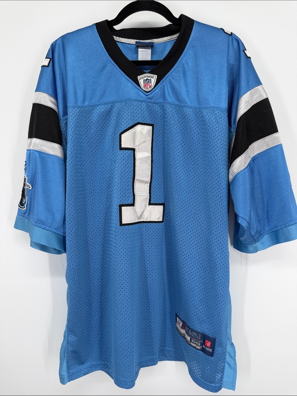 Carolina Panthers NFL Newton Reebok Onfield Equipment Jersey Men’s XL